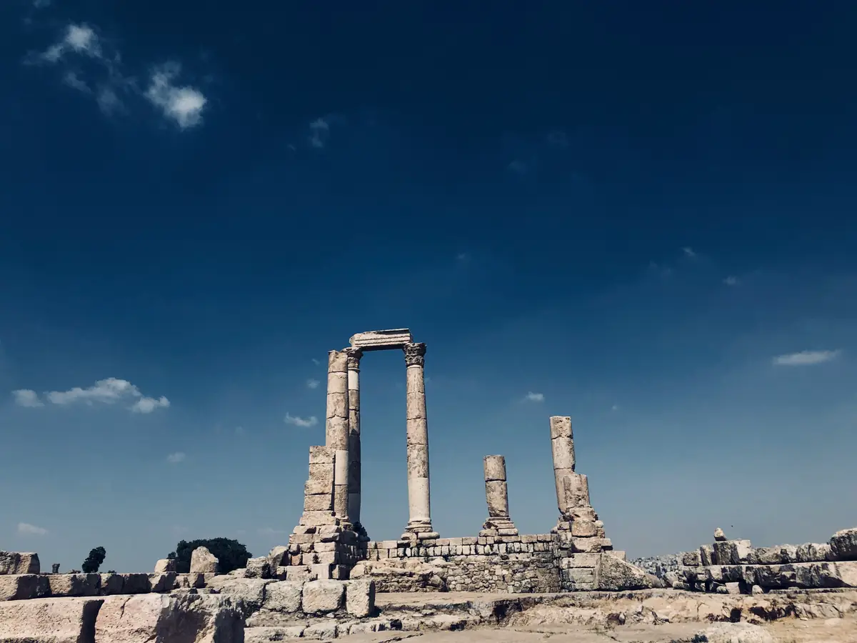 معبد هرقل في جبل القلعة بعمّان
