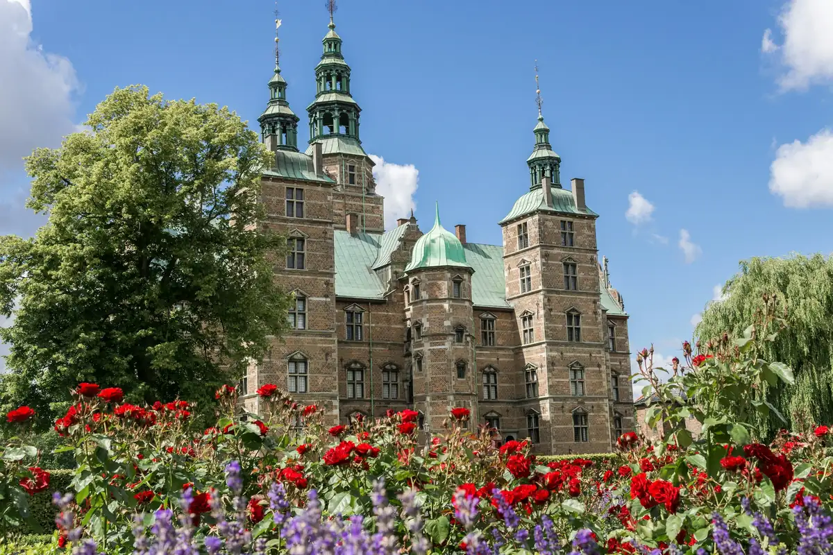 Rosenborg Castle and its garden in Copenhagen