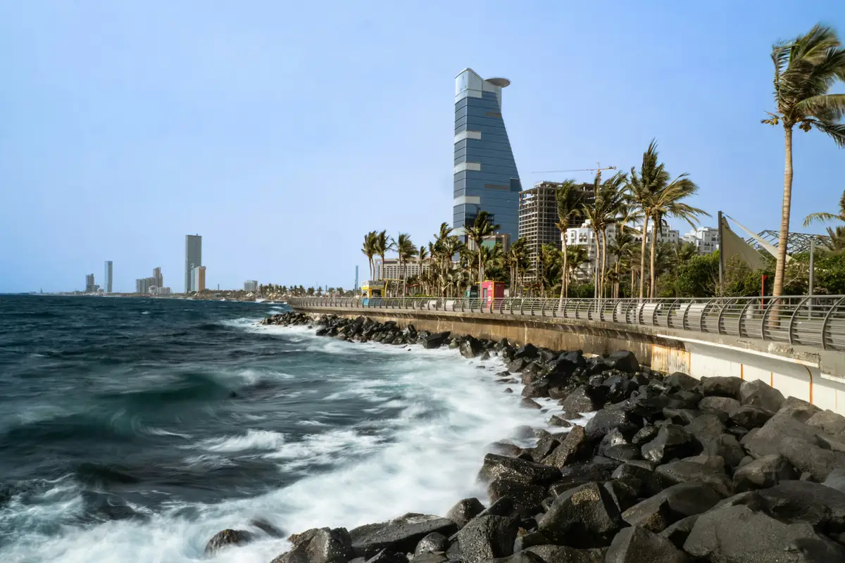 كورنيش جدة على البحر الأحمر
